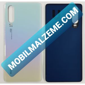 Huawei P30 (ELE-L29) Arka Pil Kapağı Beyaz